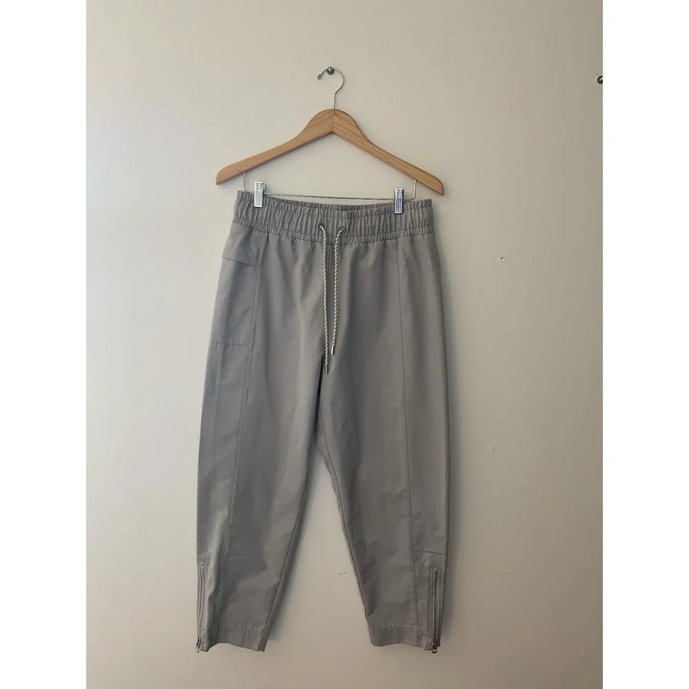 Varley Eastwood Cargo Pants Griffin Gray Sz L Athleisure Performance Active